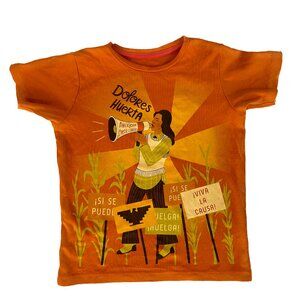 Piccolina Kids Trailblazers Dolores Huerta Activist Short Sleeve T-Shirt Tee 5T